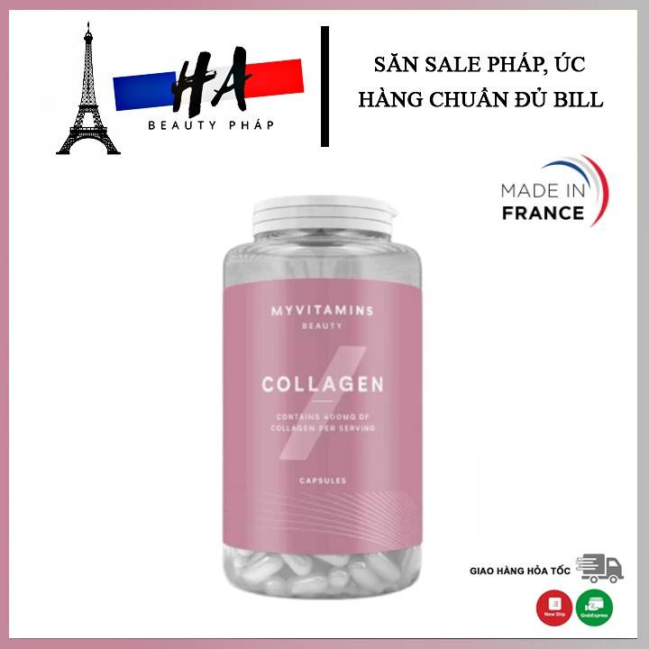 Collagen Myvitamins Viên uống Collagen thủy phân giúp đẹp da, chống lão hóa hộp 90 viên UK