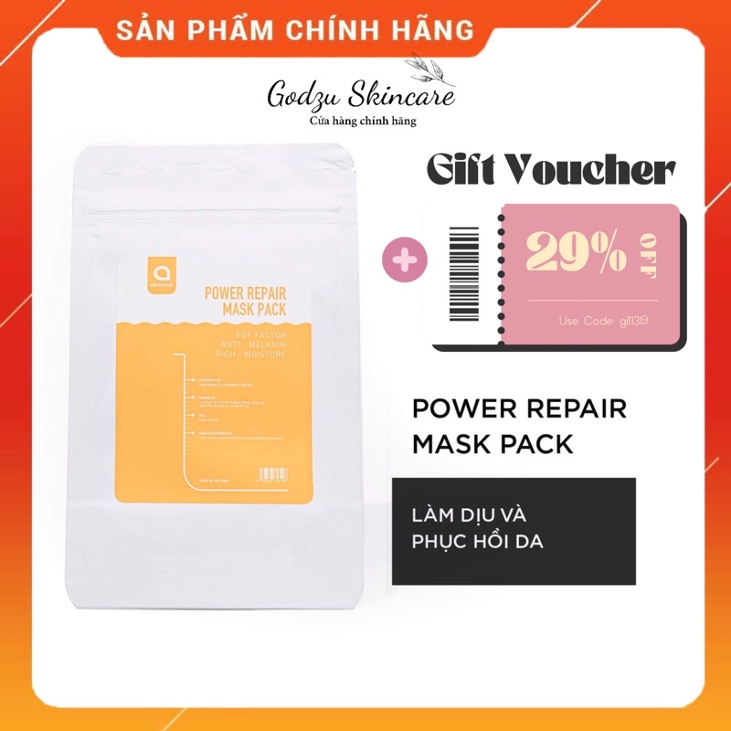 Power Repair Mask Pack 10ml - Mặt nạ phục hồi sau peel/ laser/ lăn kim/ phi kim/ xâm lấn