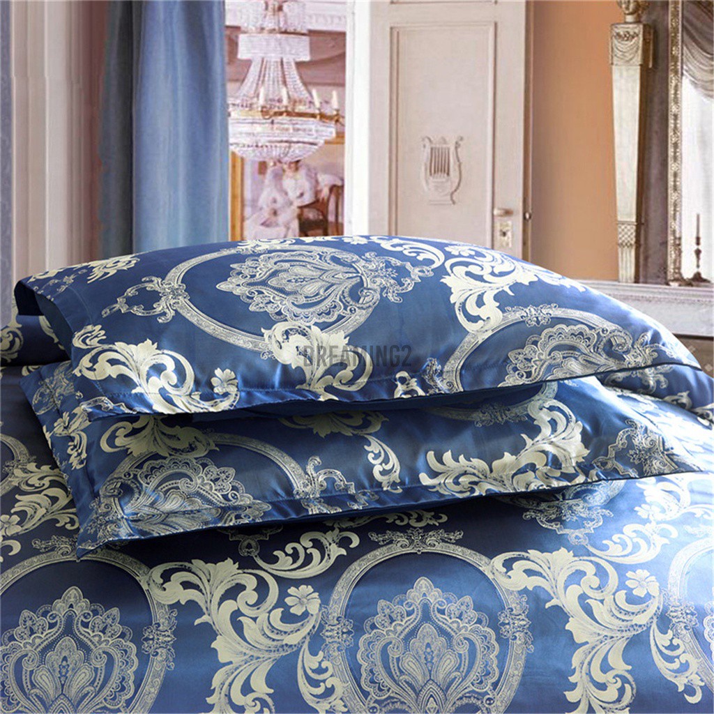 3 In 1 Duvet Cover Soft Duvet Quilt Cover Set Single Double Queen King Size Bed