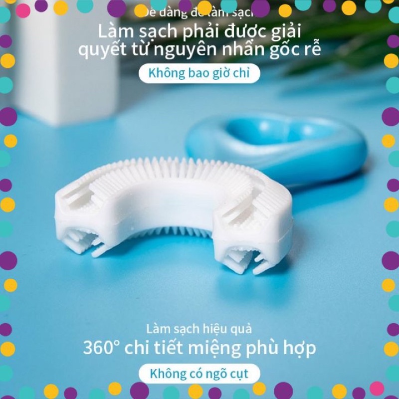 🍄 Bàn chải đánh răng thông minh cho bé thế hệ mới 360 độ🍄