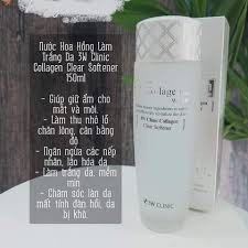 Nước hoa hồng trắng da 3W Clinic Collagen White 150ml Hàn Quốc