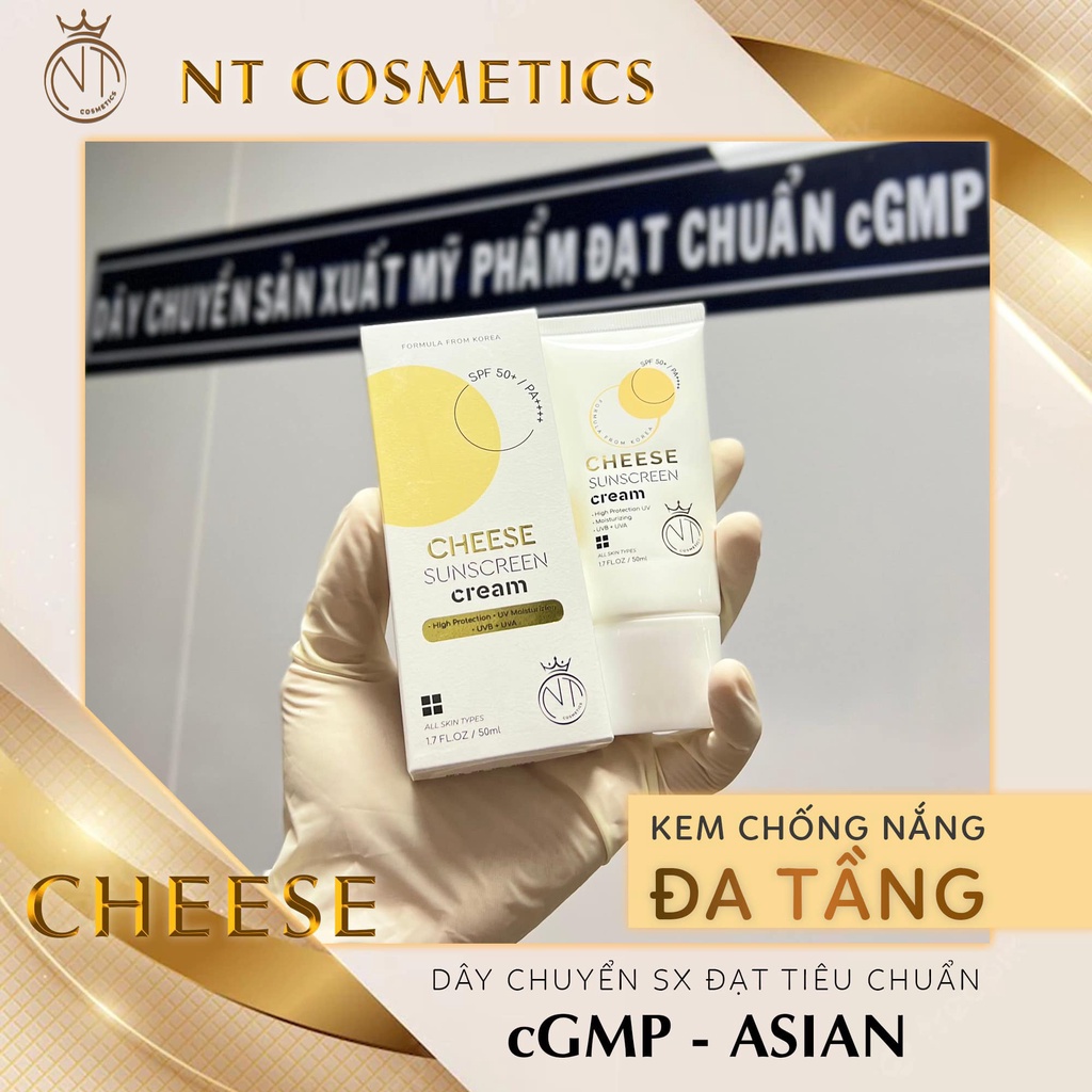 Kem Chống Nắng Cheese Mỹ Phẩm Ngọc Tú - Kem Chống Nắng Cho Mặt Cty NT Cosmetics - 8936206760078