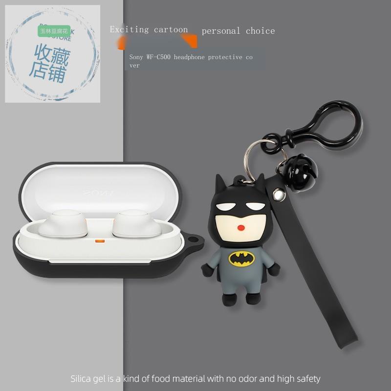 Vỏ silicone Bảo Vệ Hộp Sạc Tai Nghe Không Dây Sony in-ear Sony WF-C500 C500
