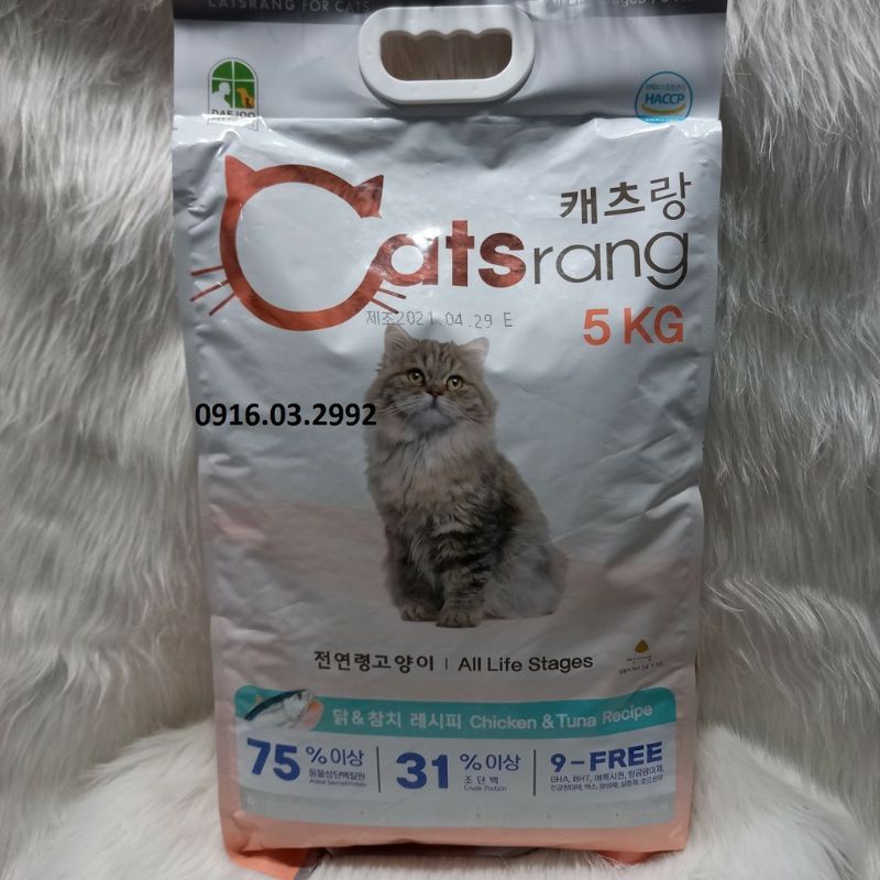 [Mã PET50K giảm Giảm 10% - Tối đa 50K đơn từ 250K] Thức ăn cho mèo Catsrang - 5kg