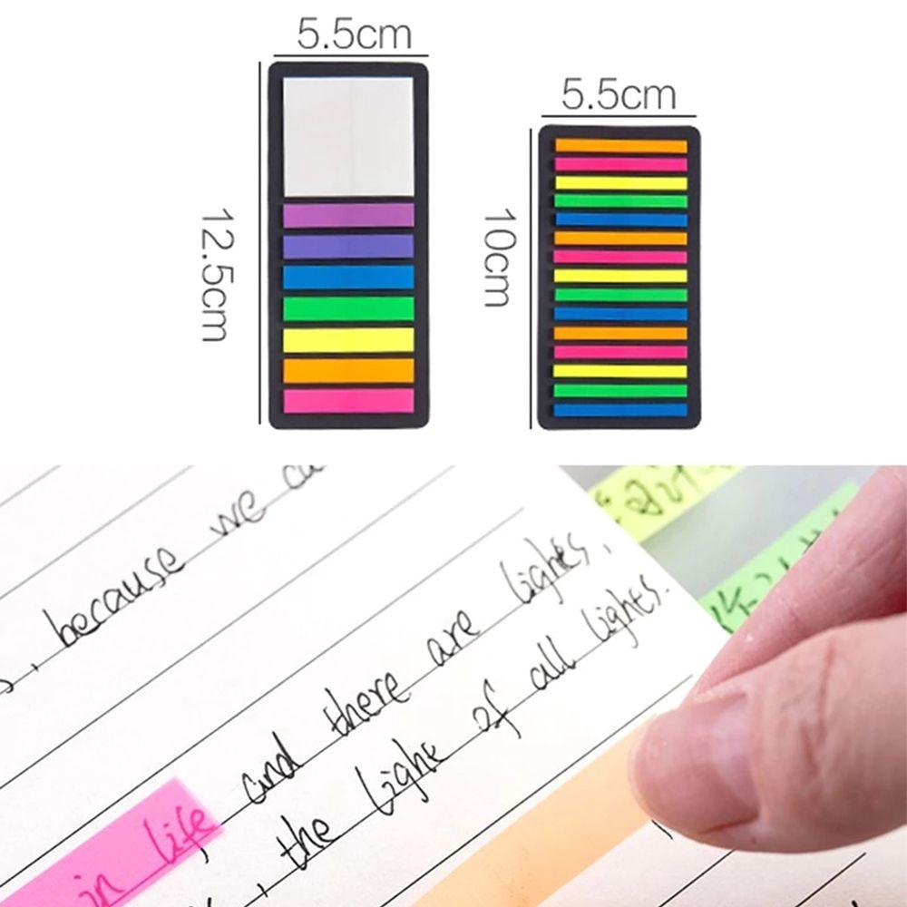 160 / 300 Miếng Dán Màu Sắc Huỳnh Quang Dùng Trong Văn Phòng