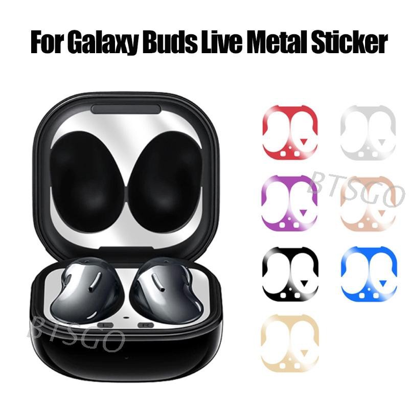 BTSG* Metal Dust Guard Sticker Dust-proof Ultra-Thin Cover Skin For Galaxy-Buds Live