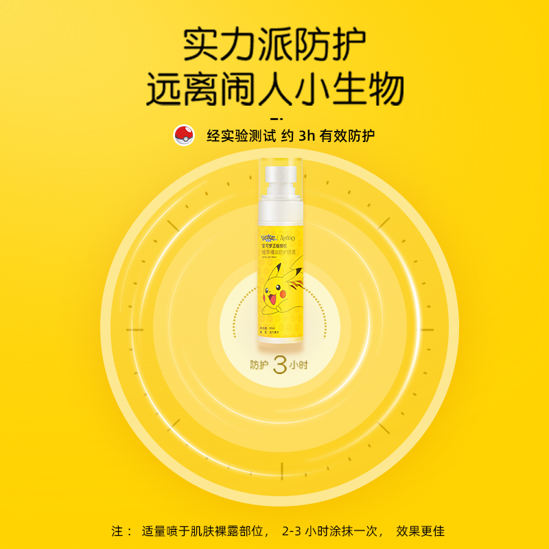 (60Ml) Bình Xịt Chống Muỗi Hình Pokemon Go Cho Người Lớn Và Trẻ Em