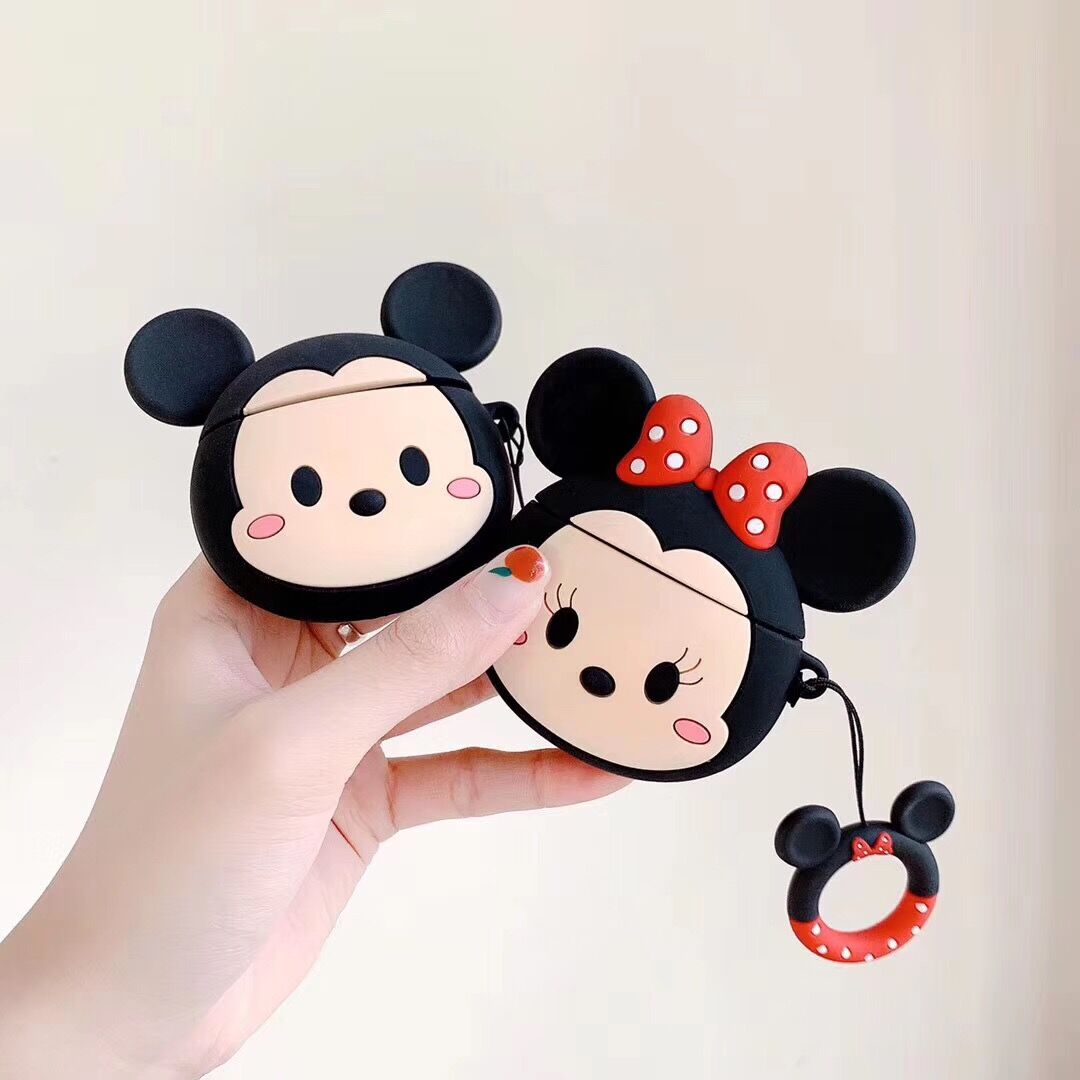 Ốp Bảo Vệ Hộp Đựng Tai Nghe Airpods 1 / 2 / 3 Hình Mickey Minnie Xinh Xắn | BigBuy360 - bigbuy360.vn