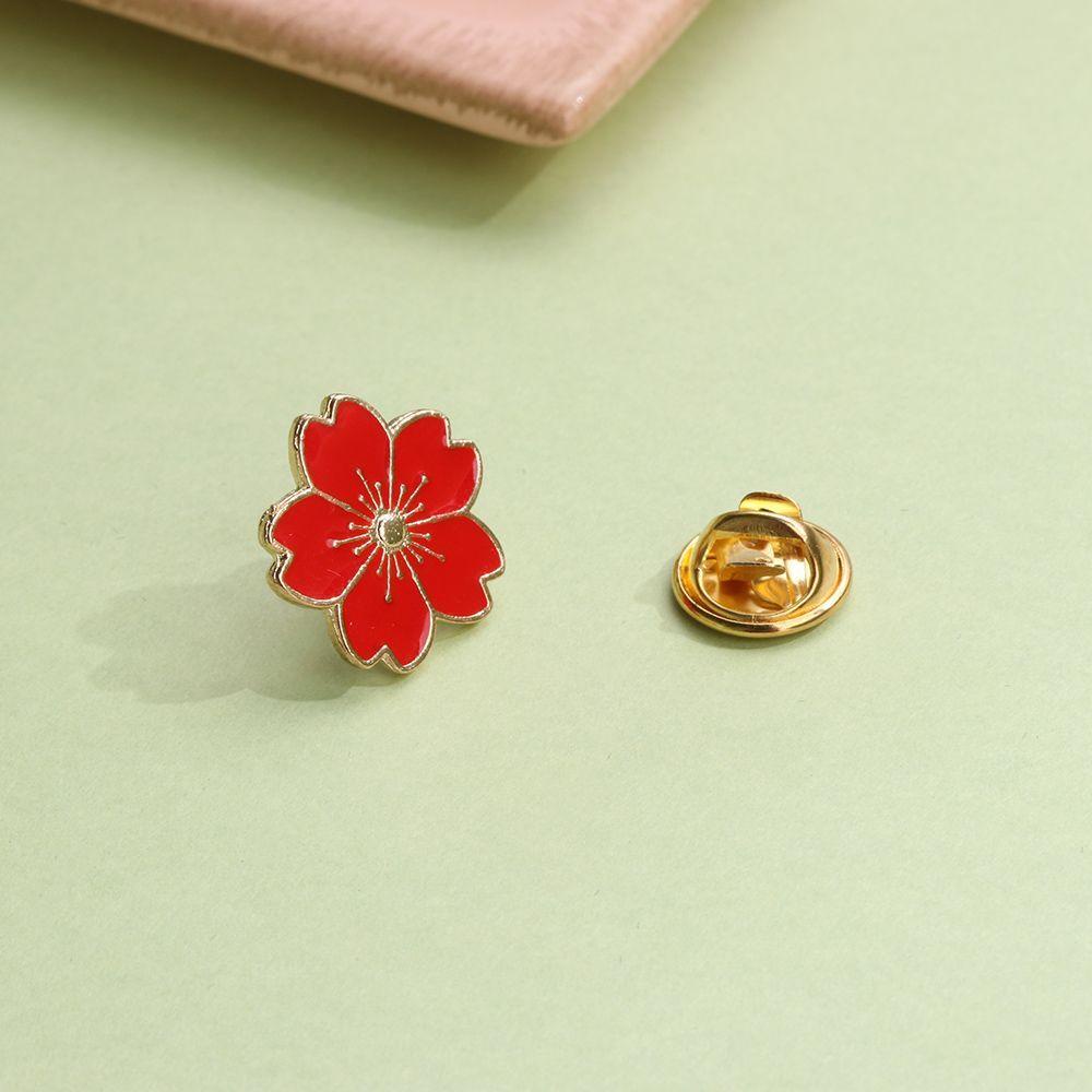 LAY Bộ 5 Ghim Cài Áo Hình Hoa Anh Đào Xinh Xắn