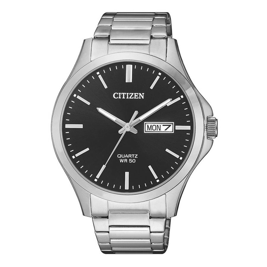 Đồng Hồ Citizen Nam Dây Thép Không Gỉ BF2001-80E - Mặt Đen