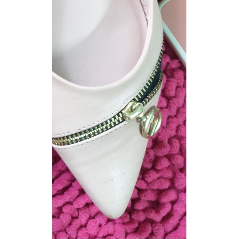 Thanh lý giày búp bê Juno thời trang size 37 - cao 3 phân - mới 98% màu hồng phấn giá rẻ