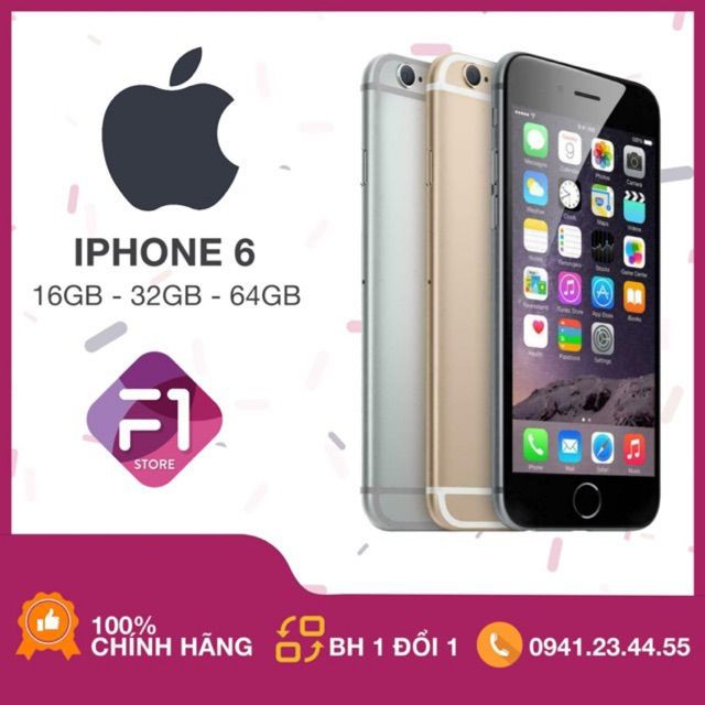 Điện thoại iphone 6 16g/32g/64g Lock và Quốc tế