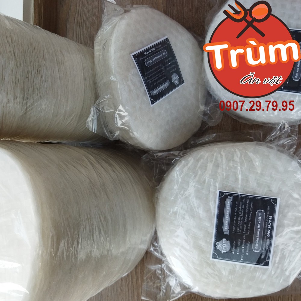 Bánh tráng cuốn thịt - loại tròn mỏng 22cm