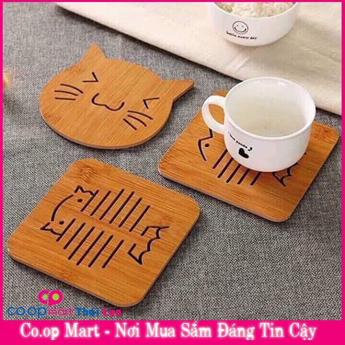MIẾNG NÓT NỒI BẰNG GỖ NHIỀU HÌNH  ngộ nghĩnh
