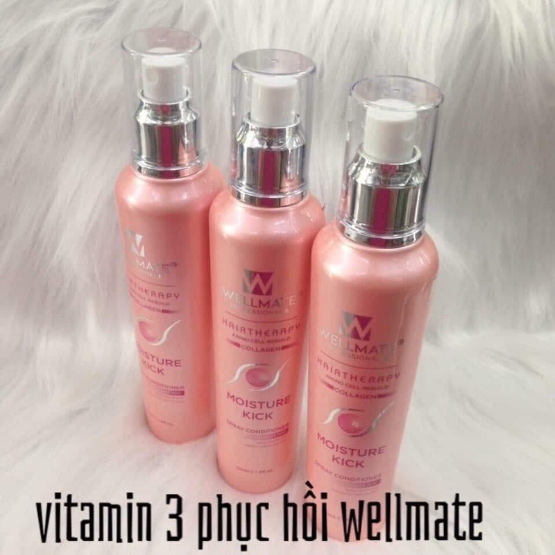 Xịt dưỡng tóc siêu mượt Wellmate