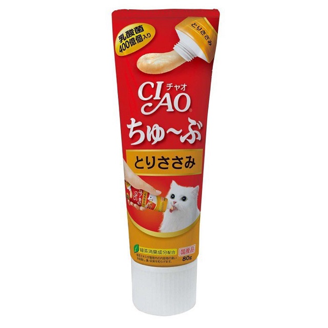 Súp thưởng Ciao churu tube 80gr cho mèo