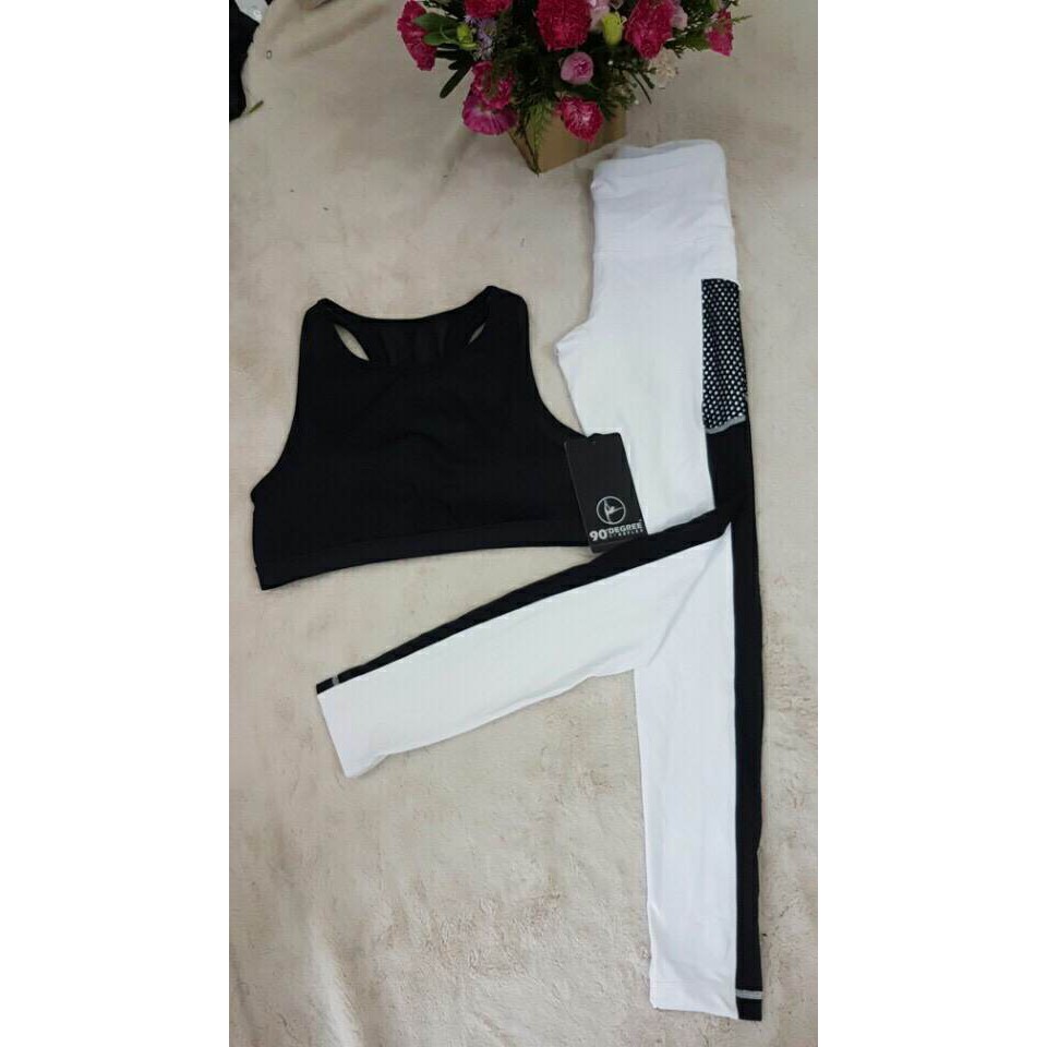 QUẦN TẬP DÀI MÀU TRẮNG 90DEGREE DƯ XỊN