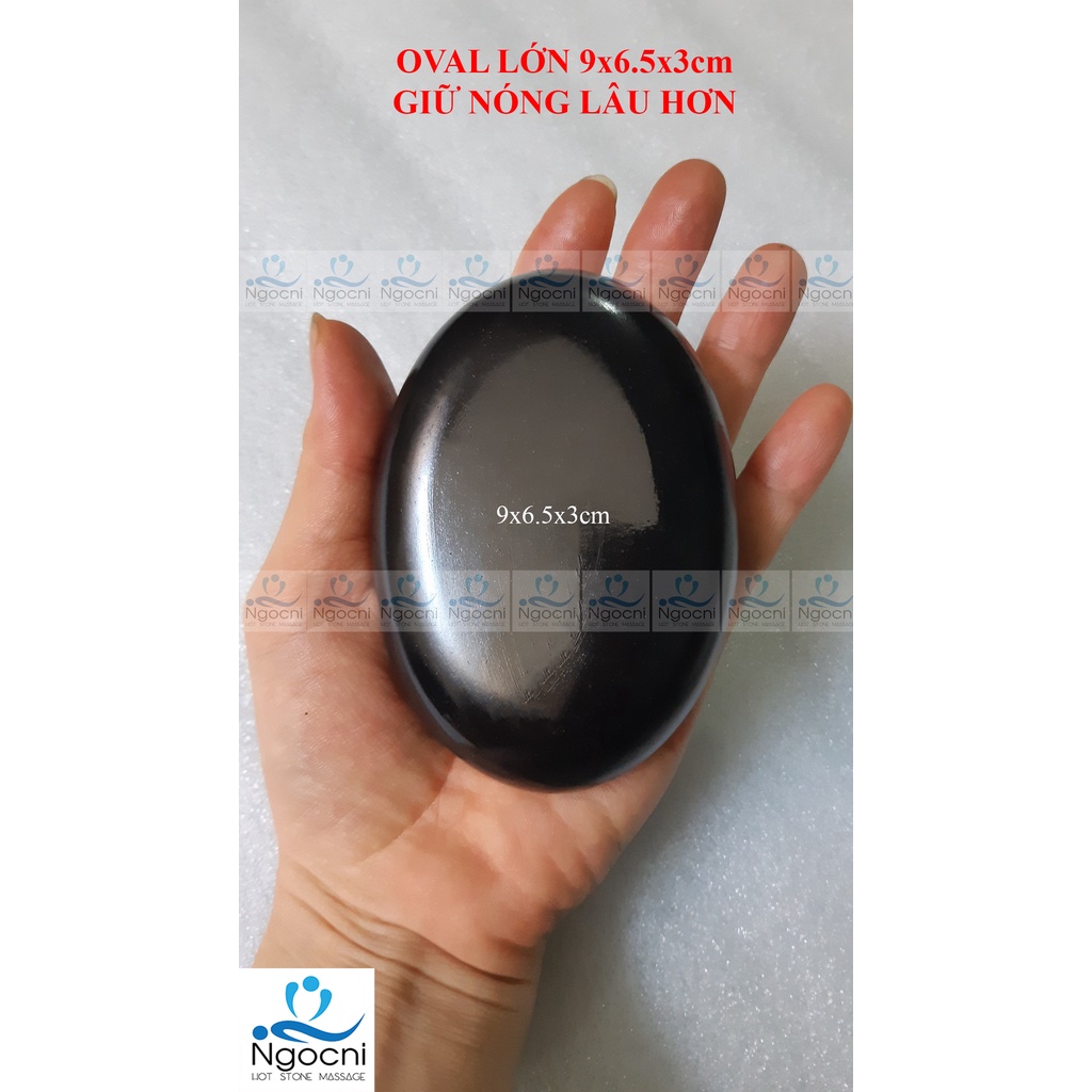 Đá Nóng 9x6,5x3cm giữ nóng lâu hơn - Đá nóng massage
