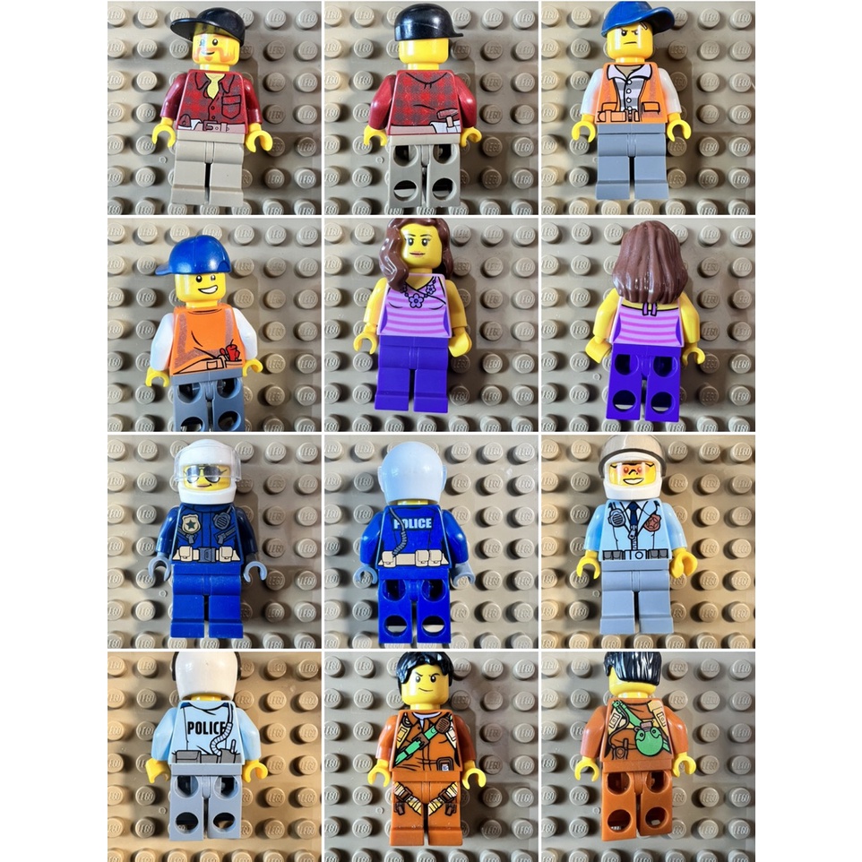 -Lego chính hãng Nhân vật nhỏ, hàng trưng bày, đa dạng, độc đáo-ID 002