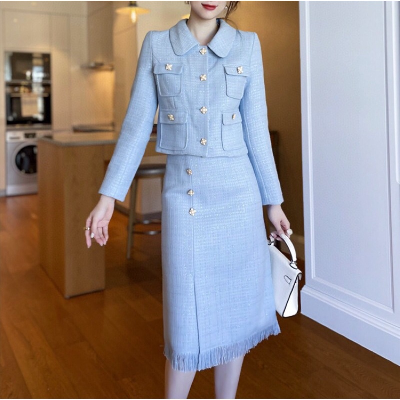 Set váy dạ kiểu dáng công sở sang trọng QCNP3354