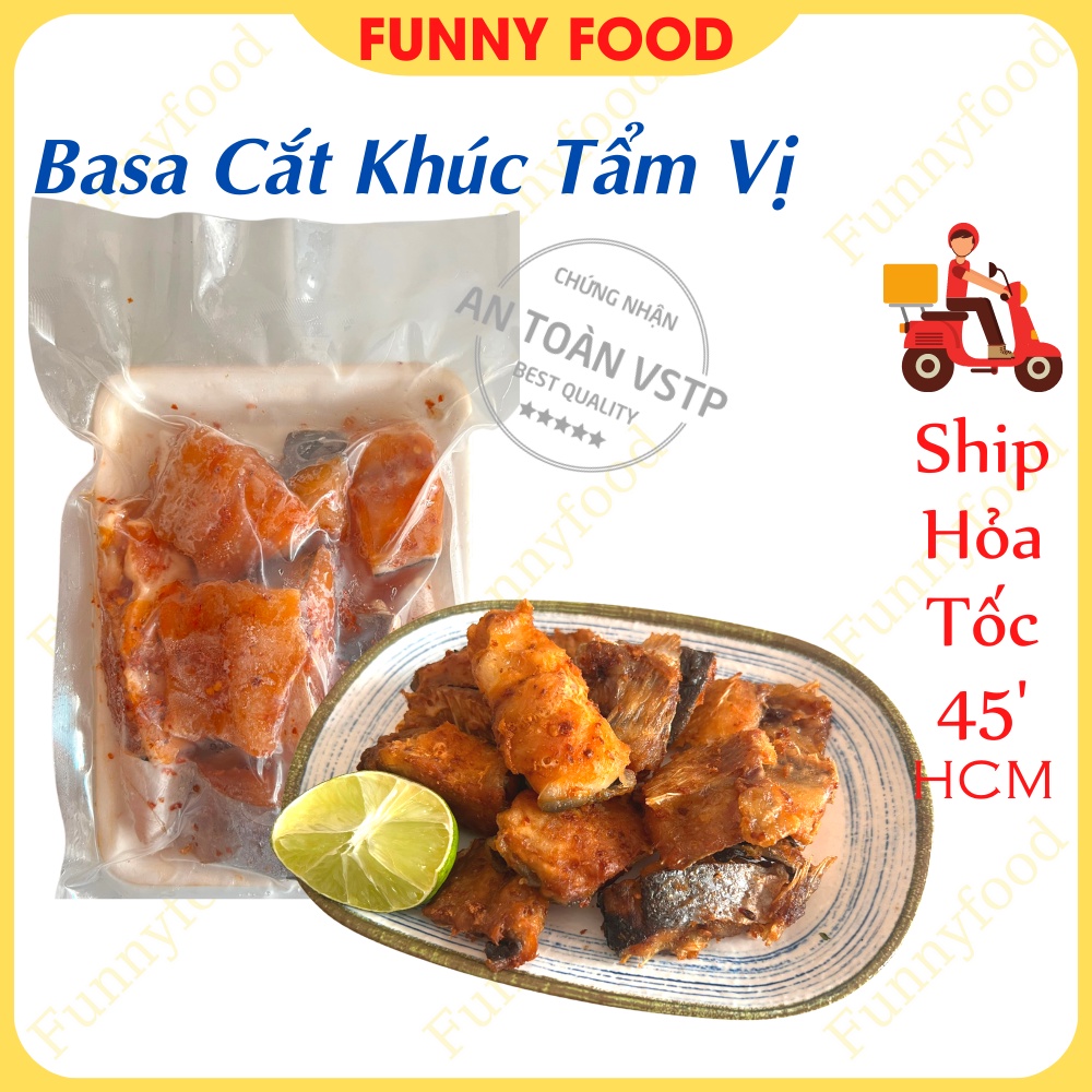 Cá Basa Cắt Khúc Ướp Vị Vừa Ăn 500g - Cá Ba Sa 1 Nắng - [Ship Hỏa Tốc HCM] - Funnyfood