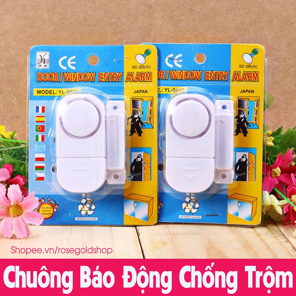 Chuông Báo Động Chống Trộm Siêu Nhạy - Nhỏ Gọn - Bí Mật - Âm Thanh Lớn