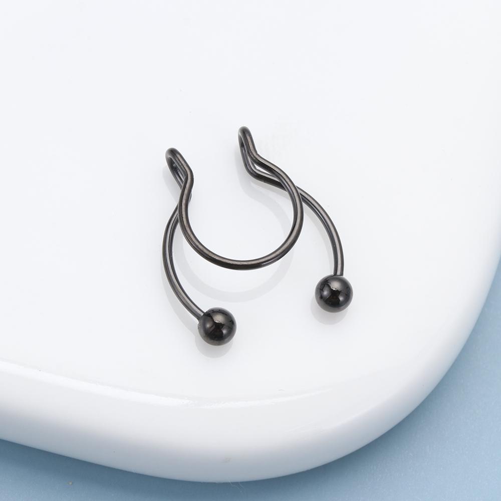 Khuyên Mũi Giả Nhiều Màu Sắc Bằng Thép Không Gỉ Thời Trang ESPO