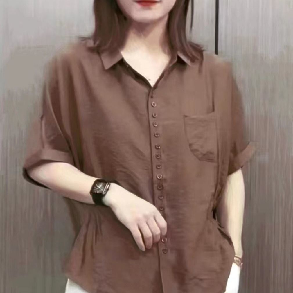 Áo Thun Tay Ngắn Dáng Rộng Plus Size Thời Trang Mùa Hè 2022 Cho Nữ Trung Niên