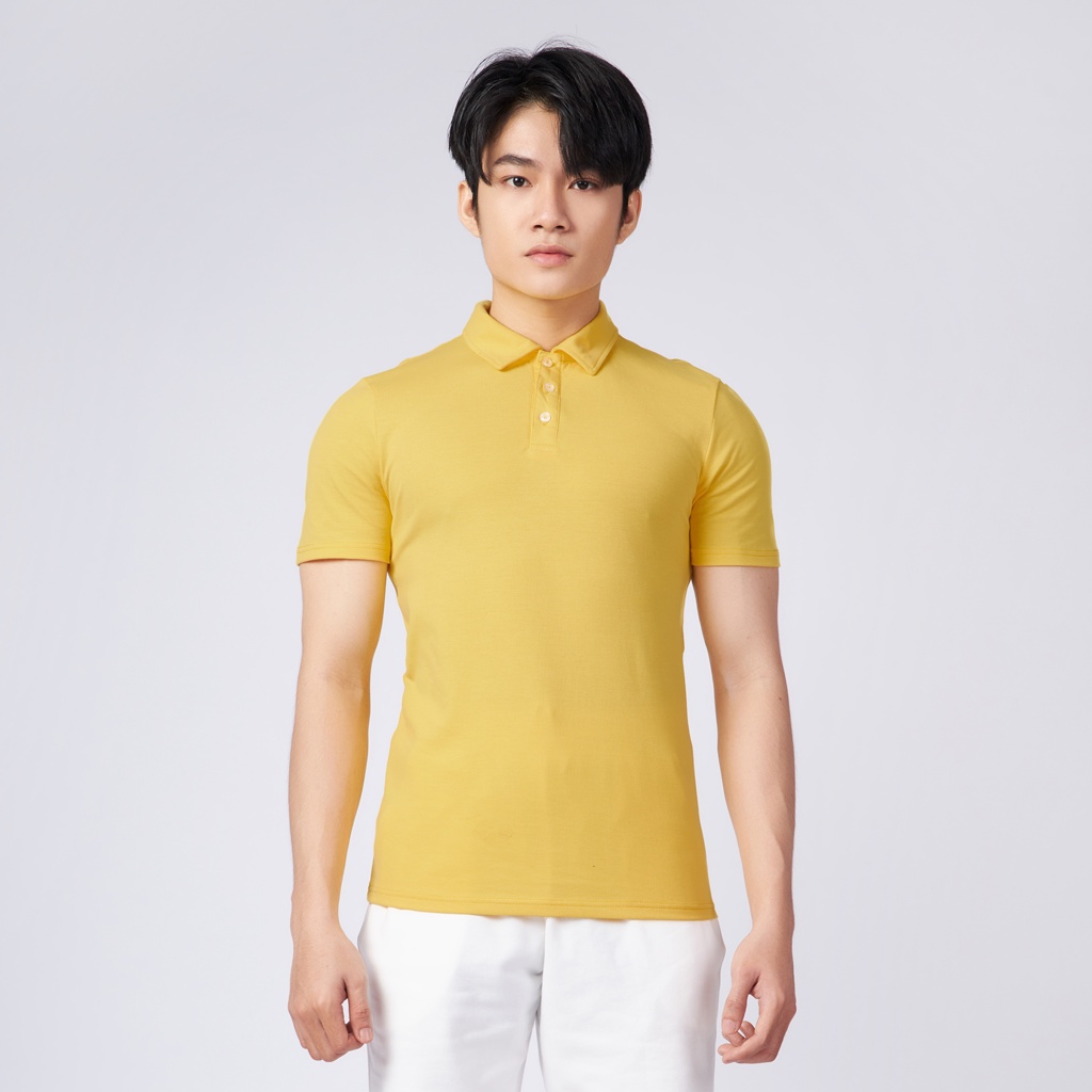 Áo polo nam DELTA RPO002M vải 100% cotton chất liệu mềm mịn co giãn 4 chiều, thấm hút mồ hôi tự nhiên