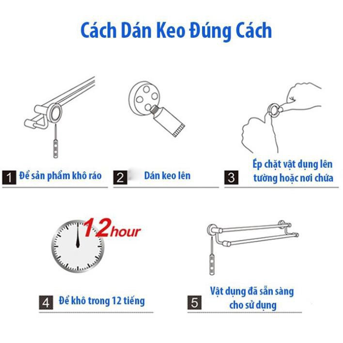 Keo dán Inox siêu chắc Sealant Fix, keo dán kim loại lên tường, gỗ không cần khoan 12G