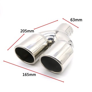 Chụp Pô đôi Inox tròn