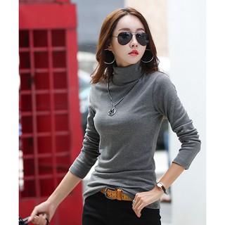 Áo thun tay dài cổ lọ