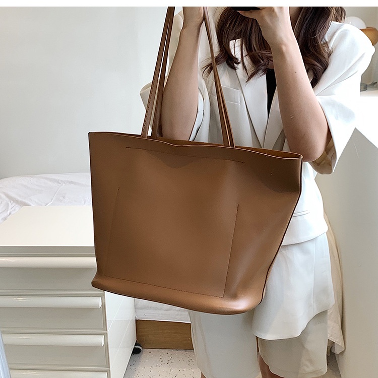 Túi Đeo Vai Cỡ Lớn Thiết Kế Đơn Giản Thời Trang Cho Nữ