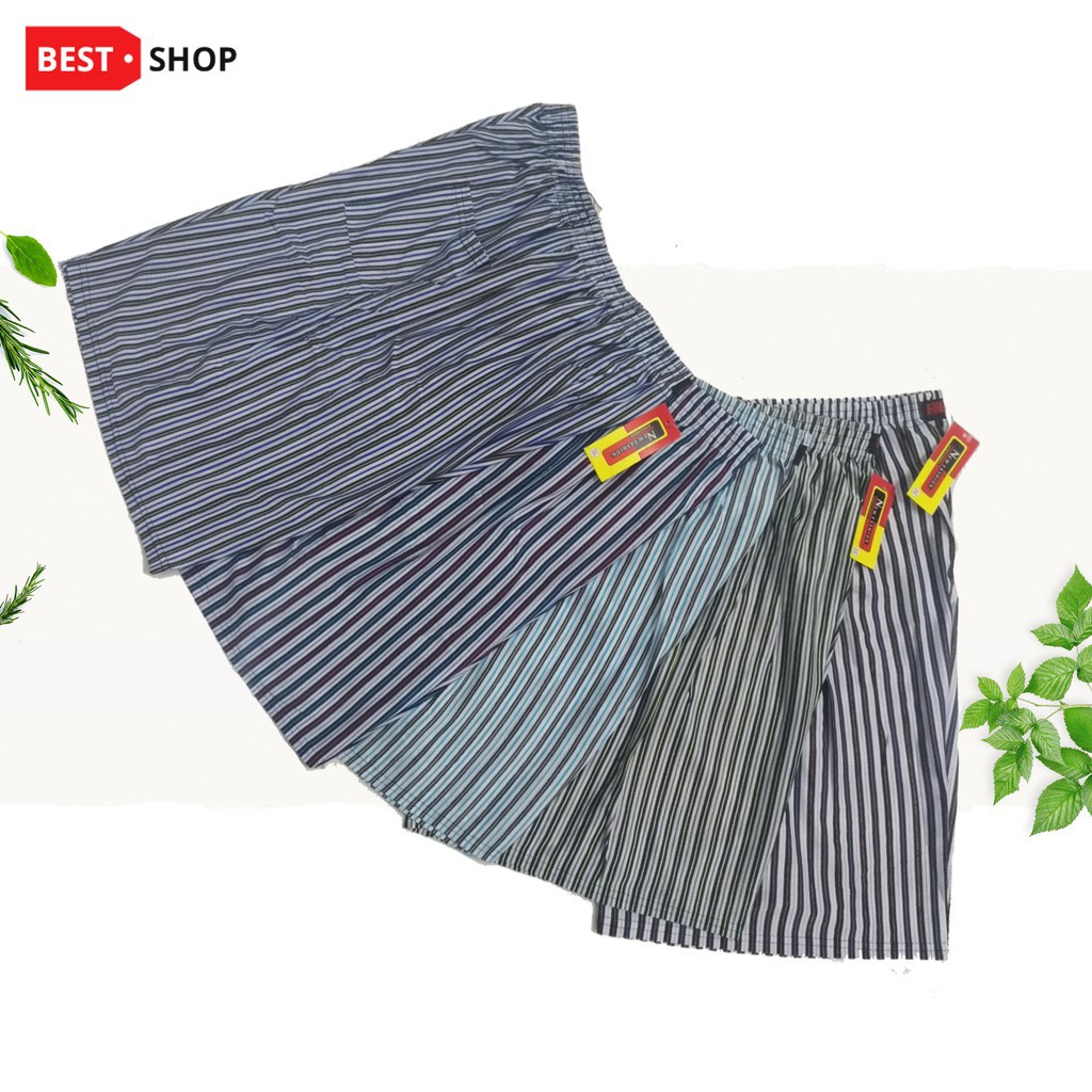 Quần Đùi Nam Mặc Nhà, Mặc Ngủ, Quần Short Nam Thun Caro