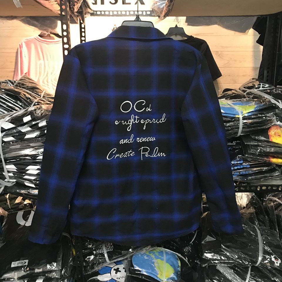 ÁO FLANNEL CARO THÊU FULL 4 MÀU CỰC CHẤT