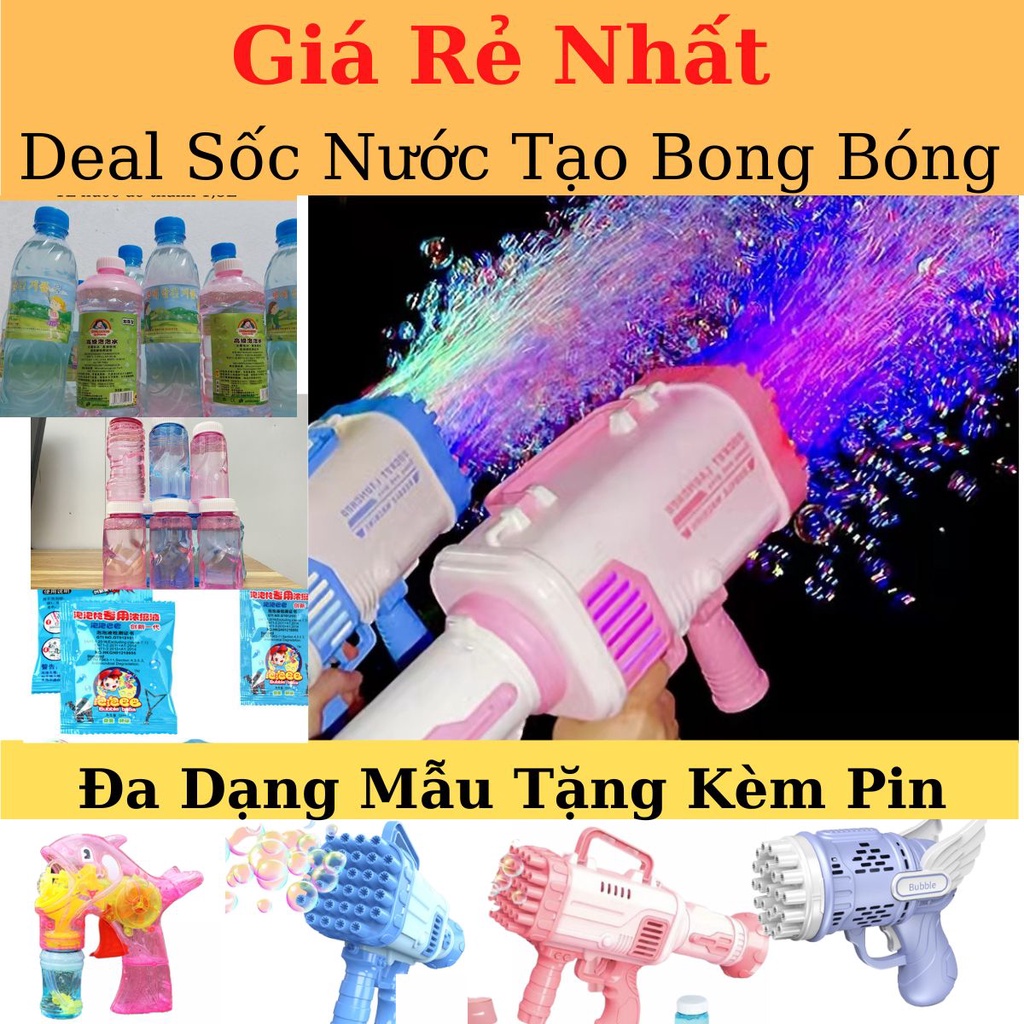 Súng bắn bong bóng Xà Phòng 32, 23, 8, nòng, súng cá heo