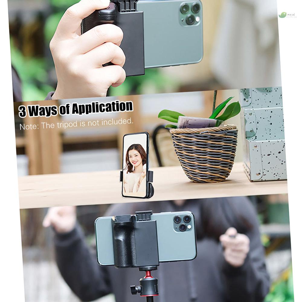 Hình ảnh Tay Cầm Chống Rung 3 Trong 1 Điều Khiển Từ Xa Bằng PU Cho Điện Thoại Di Động Hỗ Trợ Chụp Ảnh Selfie Android iOS #9