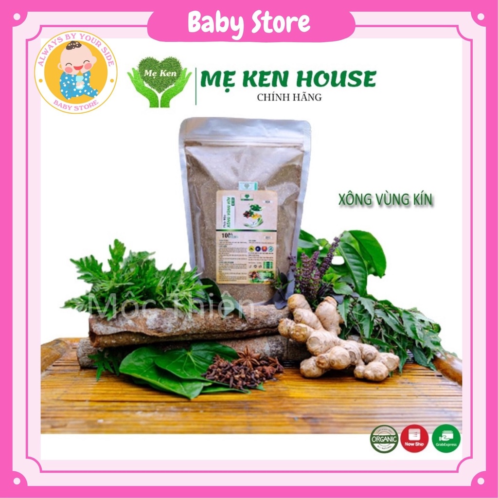 [HCM] Bột thảo mộc xông hơi vùng kín Mẹ Ken 500g.