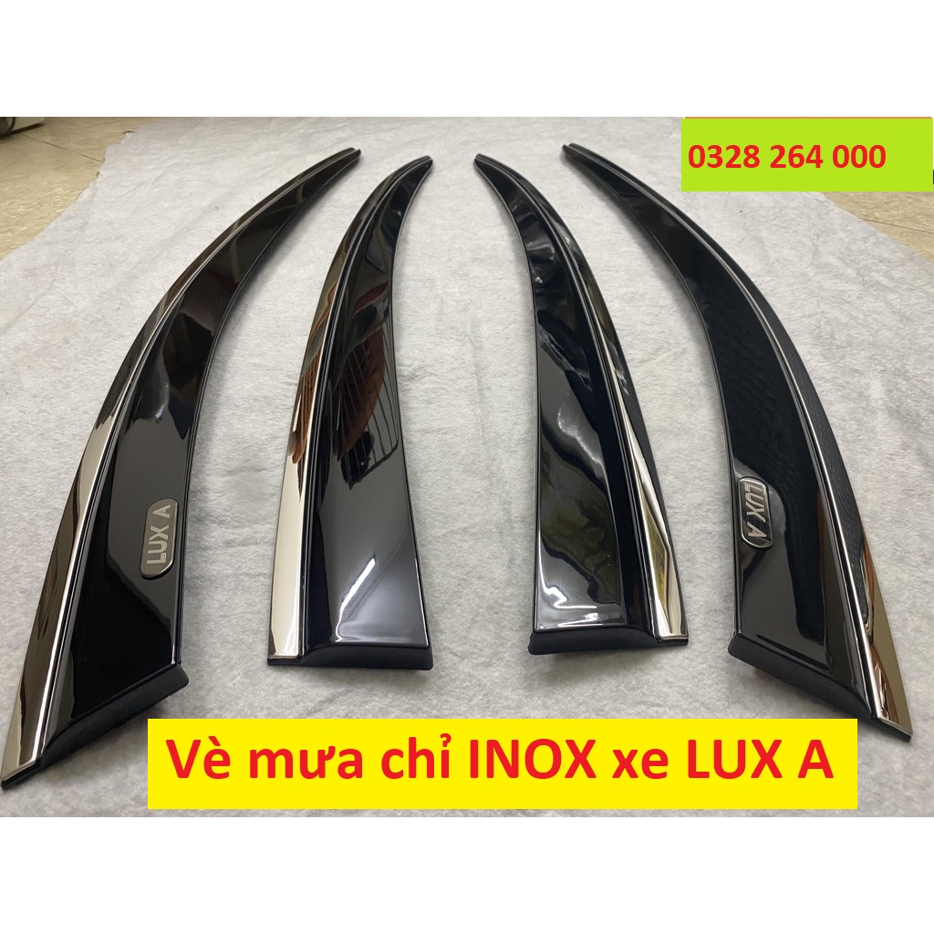 [Mã LIFEAU5SALE giảm 20k đơn 50k] Vè che mưa chỉ INOX xe Vinfast Lux A - Hàng cao cấp nhất thị trường