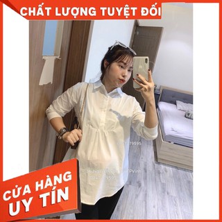 HÀNG CAO CẤP -  Áo bầu công sở, sơ mi cộc tay hoặc dài tay  - Hàng Cao Cấp