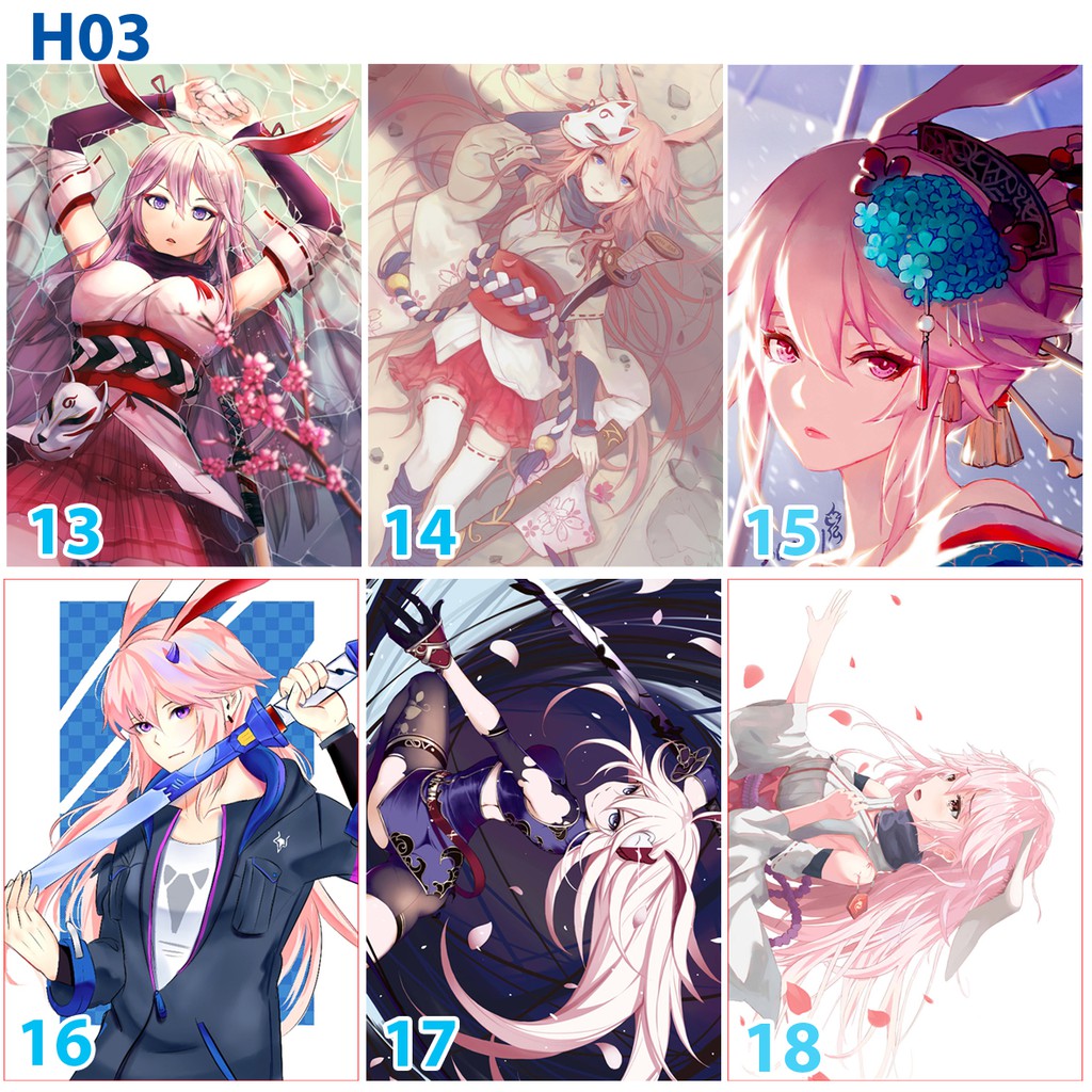 Poster / Tranh dán tường Honkai Impact 3rd ( nhiều mẫu)