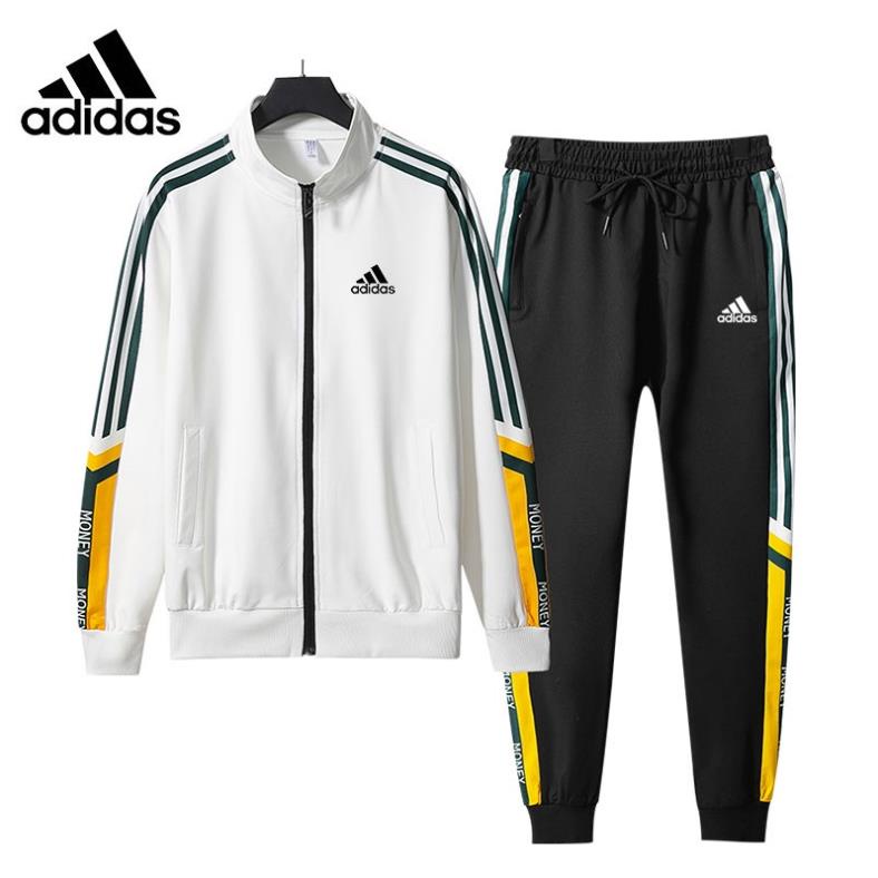 Bộ Đồ Thể Thao Adidas 2 Món Áo Khoác Hoodie Tay Dài + Quần Dài Ấm Áp Cá Tính Cho Nam -JK(8 Đẹp