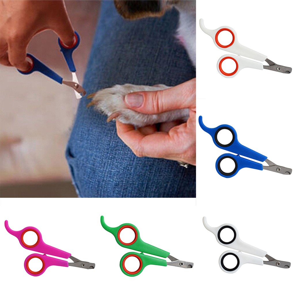 Kéo Cắt Móng Thú Cưng Làm Từ Nhựa Thép Không Gỉ Tiện Dụng