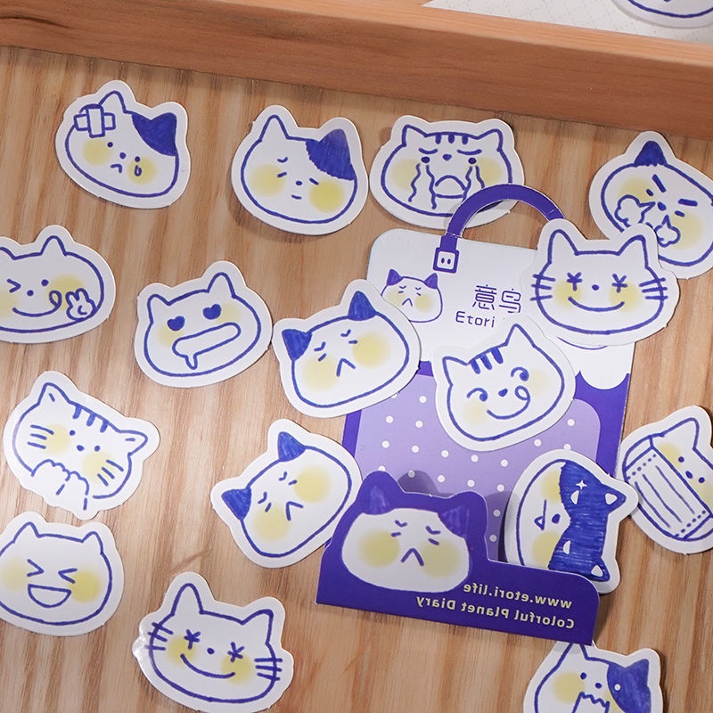Bộ Sticker Dán Trang Trí Hộp Quà Hình Hành Tinh Hoạt Hình Nhiều Màu