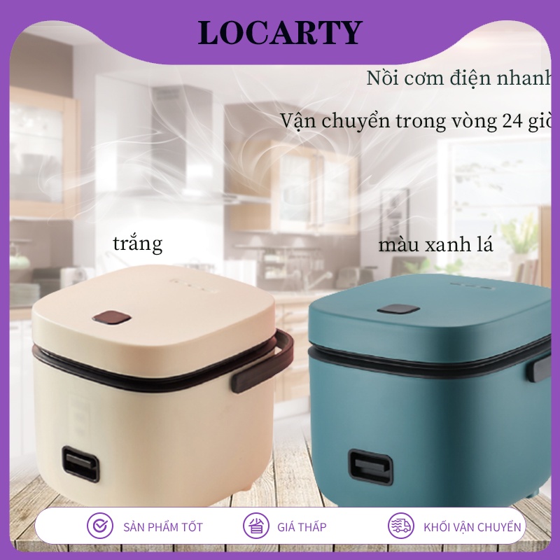 (Giao hàng từ Hà Nội)Nồi cơm điện mini đa năng dành cho 1 đến 2 người ăn, nồi com điện nấu cháo cho bé ăn dặm1,2 lít