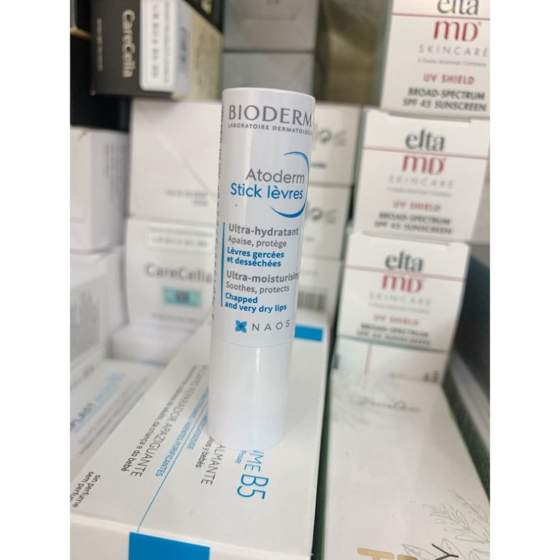 Son dưỡng Bioderma Atoderm Levres Pháp - Hàng Chính Hãng Tem Bill Đầy Đủ