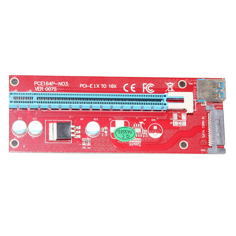 Cáp Chuyển Đổi Pci-E Sata Power 60cm Usb 3.0 Cho Btc Ltc Mining