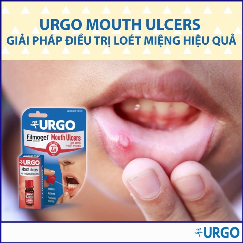 Gel nhiệt miệng - Urgo Filmogel Mouth Ulcers - Chai 6ml