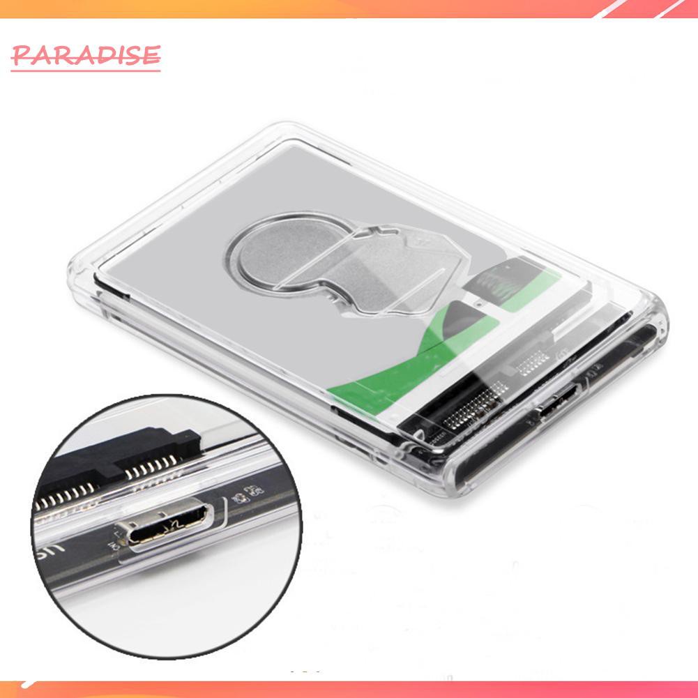 Hộp Đựng Ổ Cứng Trong Suốt 2.5 Inch Hdd Ssd Sata Sang Usb 3.0 | BigBuy360 - bigbuy360.vn