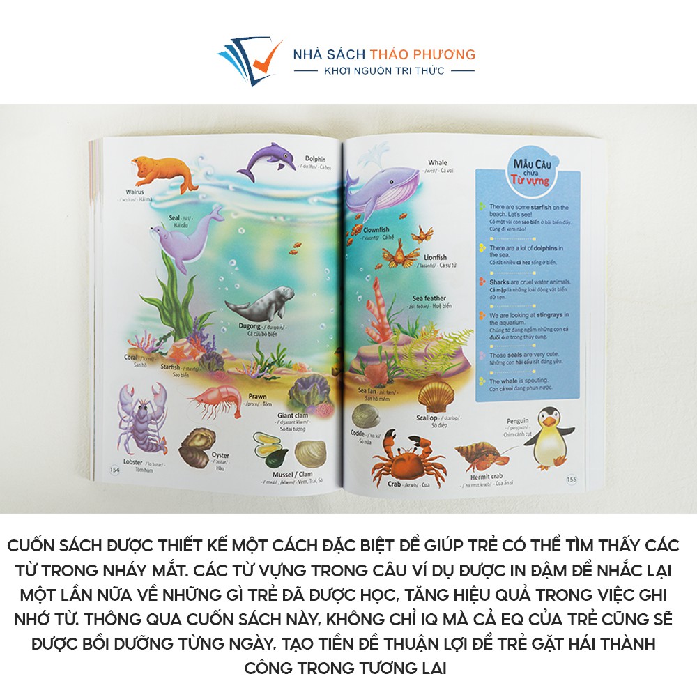 Sách - 4000 từ vựng và mẫu câu tiếng anh thiết yếu cho trẻ em song ngữ Anh Việt phát triển ngôn ngữ sớm
